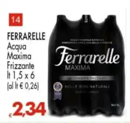 Despar Ferrarelle Acqua Maxima Frizzante offerta