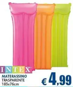 Casa & Co INTEX MATERASSINO TRASPARENTE offerta
