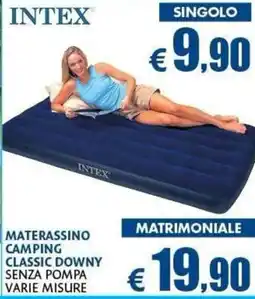 Casa & Co INTEX MATERASSINO CAMPING CLASSIC DOWNY offerta