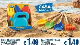 Casa & Co CASA & BEACH GIOCHI DA SPIAGGIA CON SECCHIELLO offerta