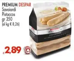 Despar PREMIUM DESPAR Savoiardi Pistoccos offerta