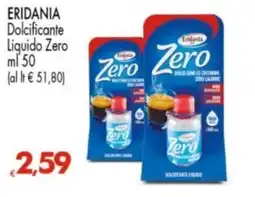 Despar Dolcificante Liquido Zero Eridania offerta