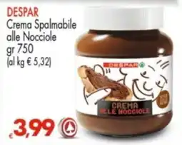 Despar DESPAR Crema Spalmabile alle Nocciole offerta