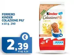 Ok Sigma FERRERO KINDER COLAZIONE PIU' offerta