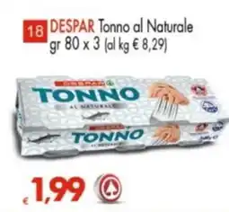Despar DESPAR Tonno al Naturale offerta