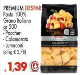 Despar PREMIUM DESPAR Pasta 100% Grano Italiano offerta