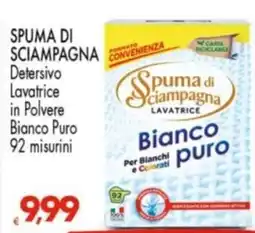 Despar Spuma di Sciampagna Detersivo Lavatrice Bianco Puro offerta