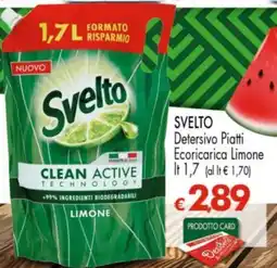 Despar SVELTO Detersivo Piatti Ecoricarica Limone offerta