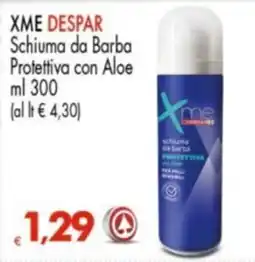 Despar XME DESPAR Schiuma da Barba Protettiva con Aloe offerta