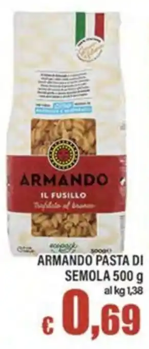 Top Supermercati Armando Pasta di Semola offerta