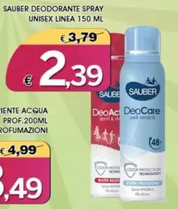 Deter Shop SAUBER DEODORANTE SPRAY offerta