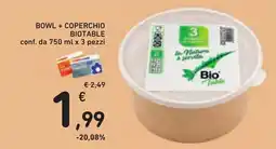 Conad Bowl + Coperchio Biotable offerta