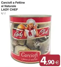 Docks Cash&Carry Carciofi a Fettine al Naturale LADY CHEF offerta