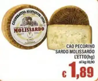 Top Supermercati CAO PECORINO Sardo Molissardo offerta