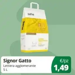 Prodet Signor Gatto Lettiera agglomerante offerta
