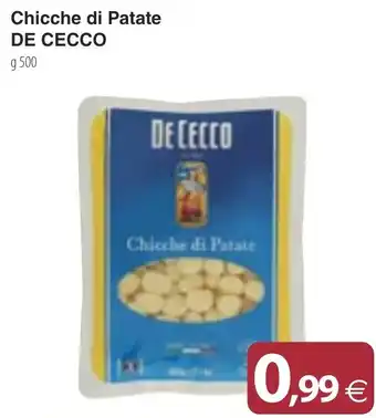 Docks Cash&Carry Chicche di Patate DE CECCO offerta