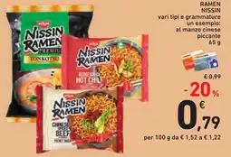 Conad Nissin Ramen offerta