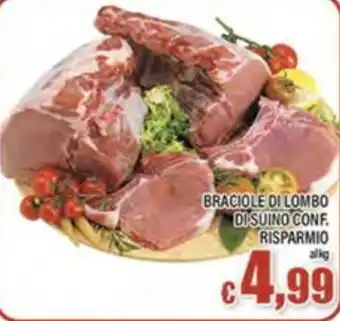 Top Supermercati Braciole di lombo di suino conf. offerta