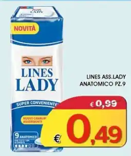 Deter Shop Lines Lady offerta