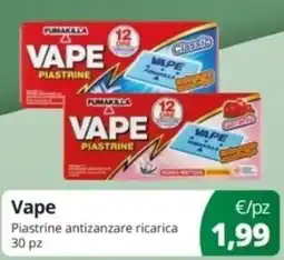 Prodet Vape Piastrine antizanzare ricarica offerta