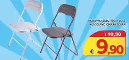 Deter Shop KASAVIVA SEDIA PIEGHEVOLE WOODLAND CHIARA/SCURA offerta