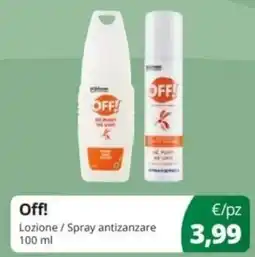 Prodet Off! Lozione / Spray antizanzare offerta