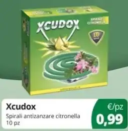 Prodet Xcudox Spirali antizanzare citronella offerta