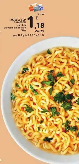 Conad NOODLES CUP SAIKEBON offerta