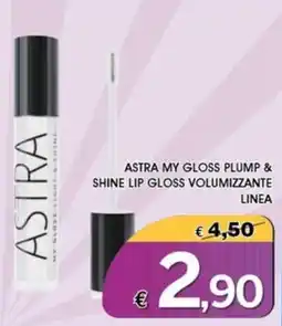 Deter Shop ASTRA MY GLOSS PLUMP & SHINE LIP GLOSS VOLUMIZZANTE offerta
