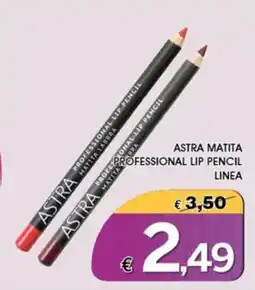 Deter Shop ASTRA MATITA PROFESSIONAL LIP PENCIL LINEA offerta