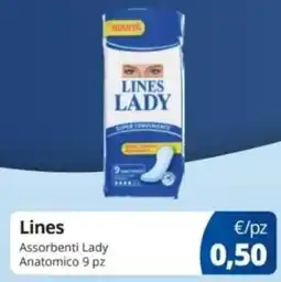 Prodet Lines Assorbenti Lady Anatomico offerta