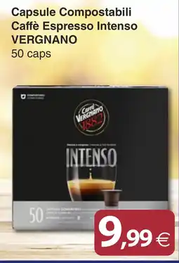 Docks Cash&Carry Capsule Compostabili Caffè Espresso Intenso VERGNANO offerta