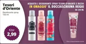 Deodorante spray Tesori d'Oriente