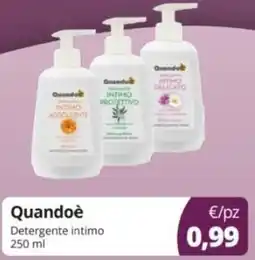 Prodet Quandoè Detergente intimo offerta