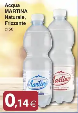 Docks Cash&Carry Acqua MARTINA Naturale, Frizzante offerta