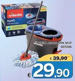 Deter Shop Vileda H2PRO Spin Mop Sistema offerta