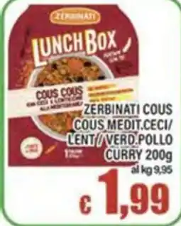 Top Supermercati ZERBINATI LUNCH BOX offerta