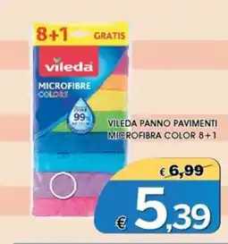 Deter Shop Vileda Panno Pavimenti Microfibra Color offerta