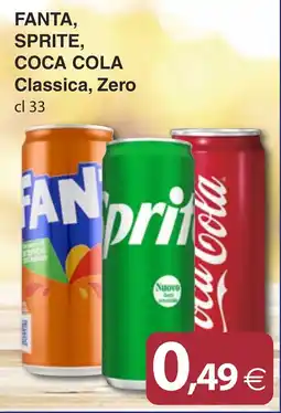 Docks Cash&Carry FANTA, SPRITE, COCA COLA Classica, Zero offerta