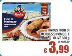 Top Supermercati Findus Fiori di Merluzzo con pomodoro e olive offerta