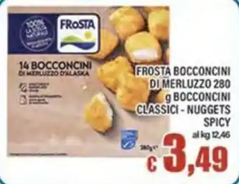 Top Supermercati FROSTA BOCCONCINI DI MERLUZZO offerta
