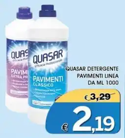 Deter Shop QUASAR DETERGENTE PAVIMENTI LINEA offerta