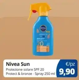 Prodet Nivea Sun Protezione solare SPF 20 Protect & bronze offerta