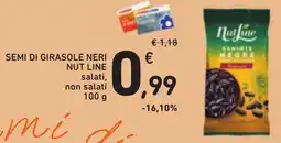 Conad Semi di girasole neri Nut Line offerta
