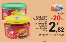 Conad Salsa Dip Santa Maria offerta