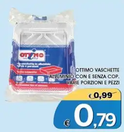 Deter Shop OTTIMO VASCHETTE ALLUMINIO offerta
