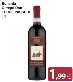 Docks Cash&Carry Bonarda Oltrepò Doc TERRE PASSERI offerta