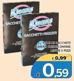 Deter Shop Kleans Sacchetti Freezer offerta