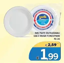 Deter Shop IMB PIATTI RIUTILIZZABILI offerta