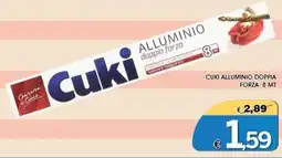 Deter Shop Cuki ALLUMINIO doppia forza offerta